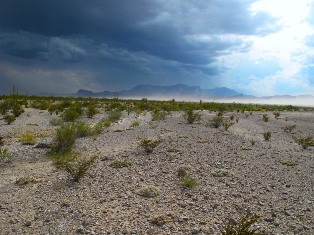 Chisos Mountains in a Storm, Big Bend National Park