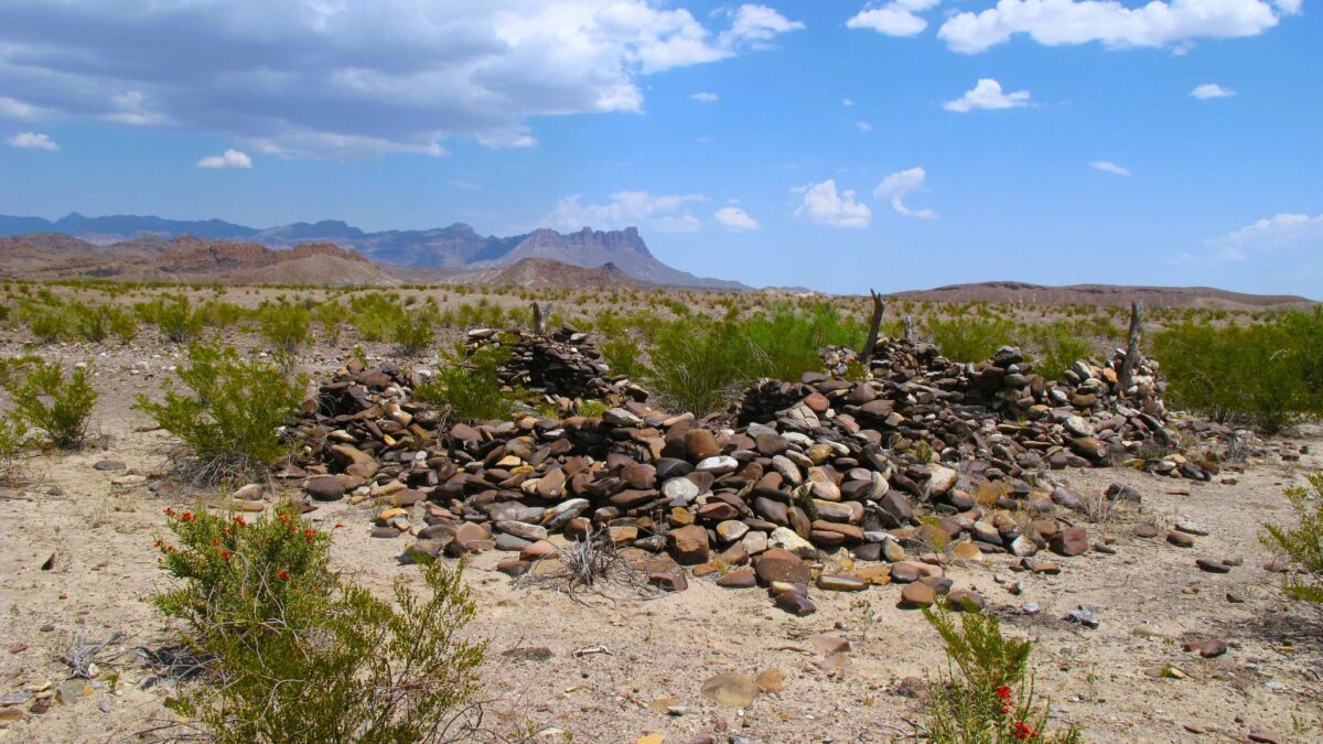Rock ruins in the Big Bend National Park